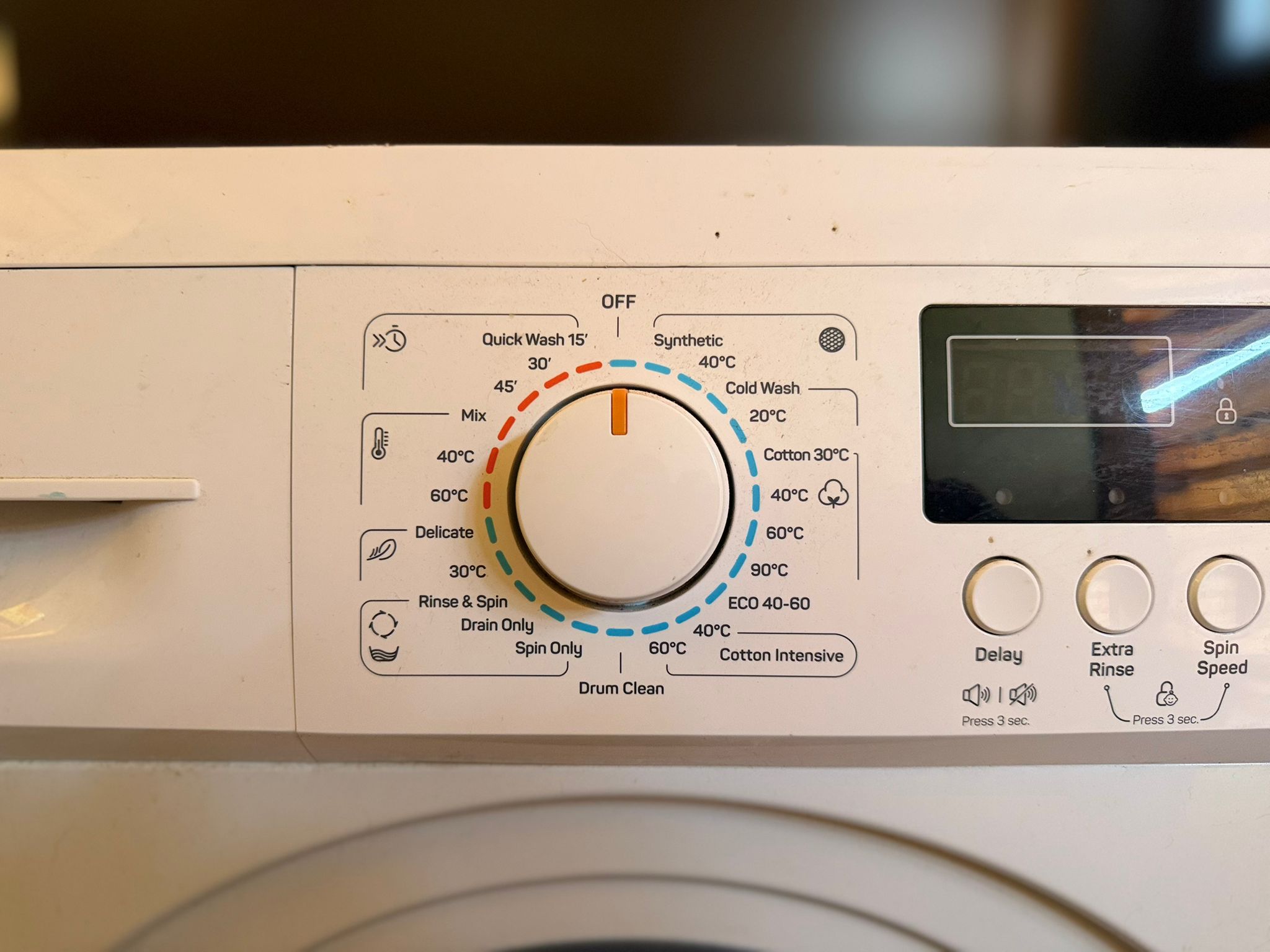 Washing Machine close up